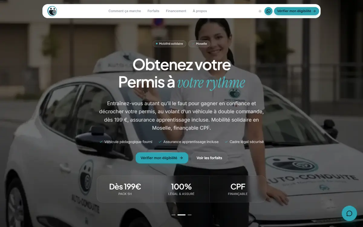 Site web Auto Conduite - Auto-école